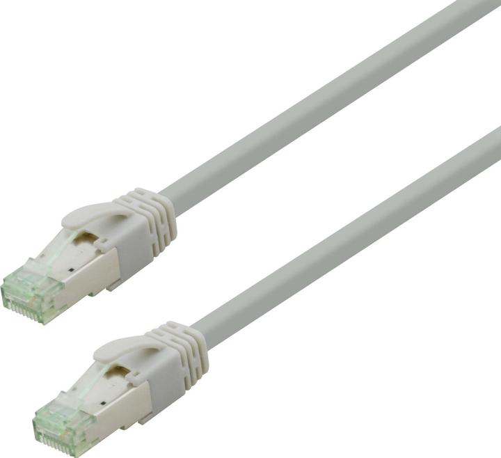 Produktbild Nambo Patchkabel S/FTP Cat 6a High Quality T138 GHMT (ISO/IEC) grau 0,5m (S/UTP, CAT6, 0.50 m)