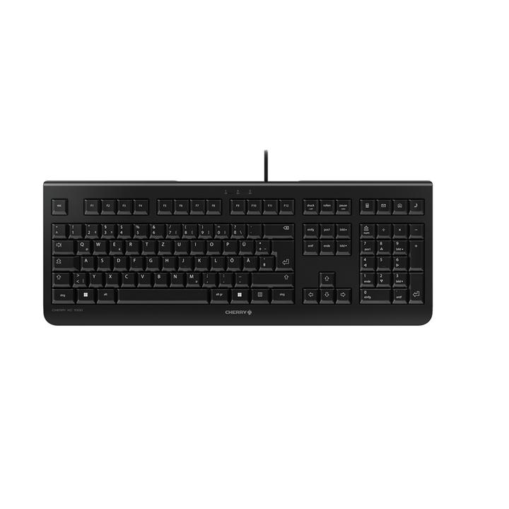 CHERRY KC 1000 - Tastatur - USA - Schwarz (US, Kabelgebunden)