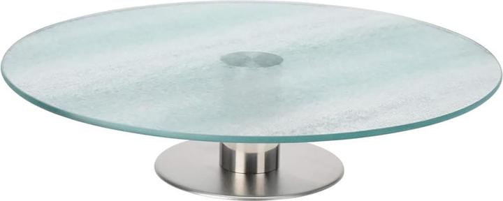 Mojawo Rotating cake platter Cake stand Serving platter Ø30xH7cm glass