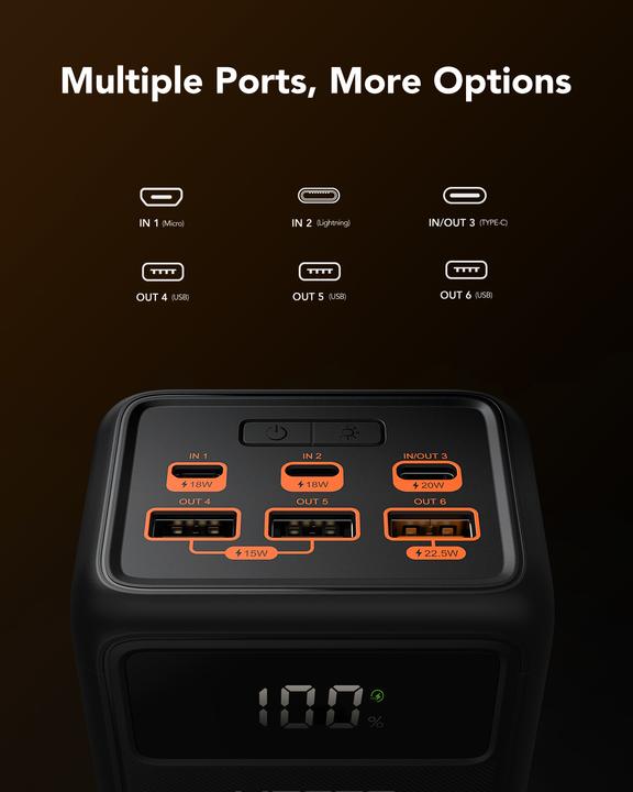 Actual product image Veger Tank Lite (50000 mAh, 22.50 W, 185 Wh)