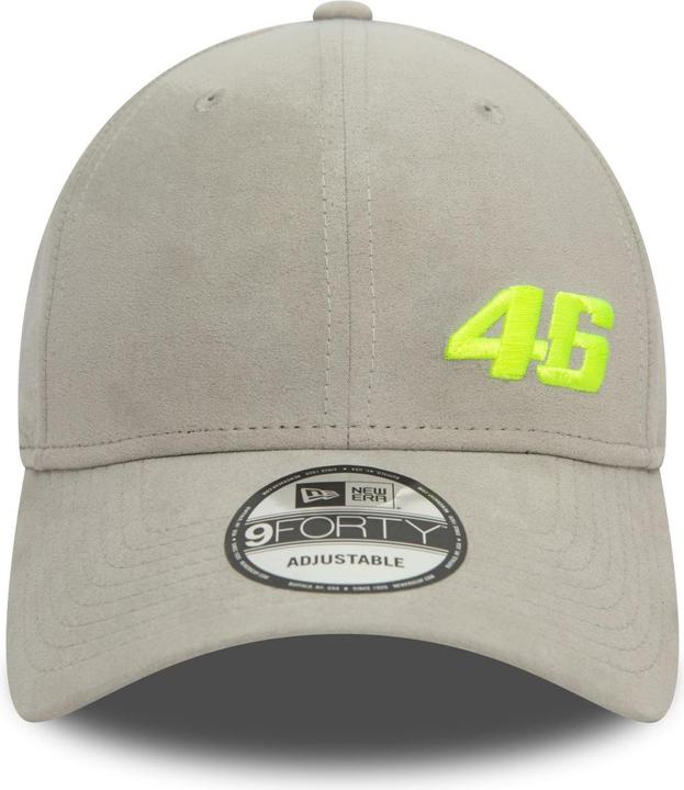 Produktbild New Era 9Forty Strapback Cap - SUEDE VR46 grau