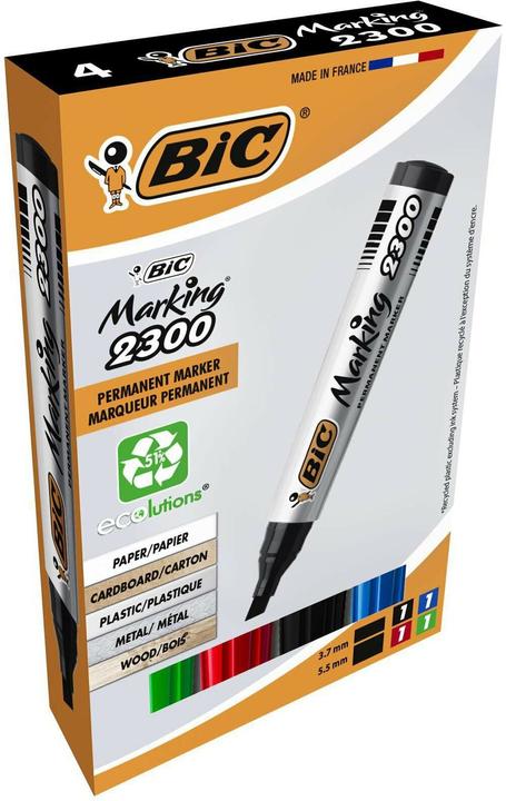 Bic Permanent marker Making 2300 ECOlutions 4 pieces (Multicoloured, 5.50 mm, 4 x)