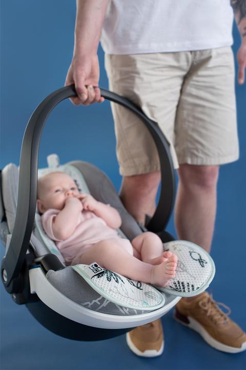 Actual product image Leokid Anti-sweat 3D insert for pram / car seat Animal Friends Baby