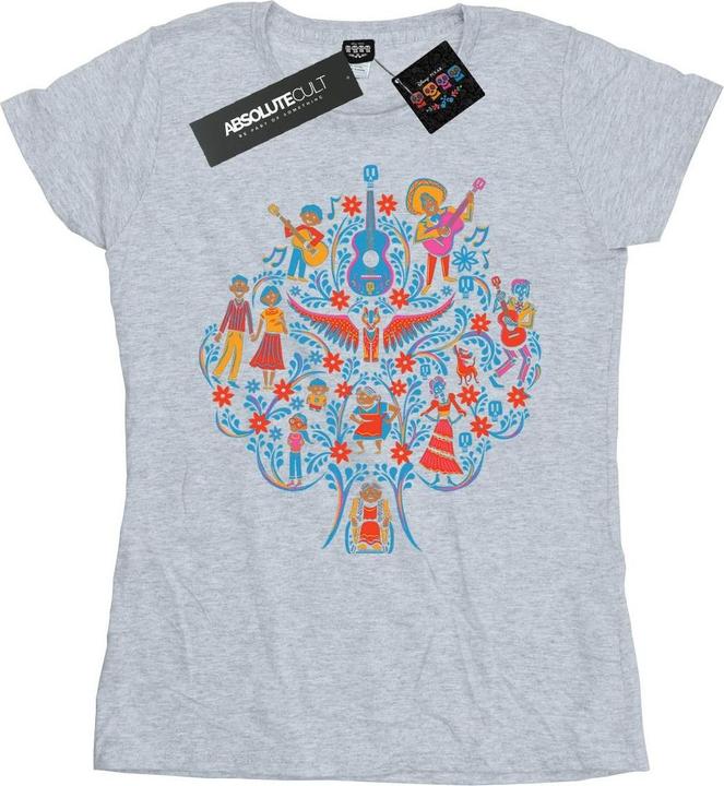 Actual product image Disney Womens/Ladies Coco Tree Pattern Cotton T-Shirt (L)