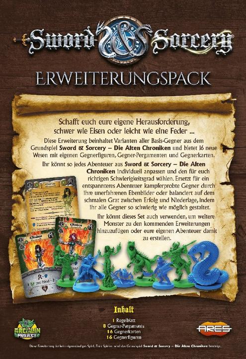 Produktbild ARGD0194 - Sword & Sorcery: Die Alten Chroniken  Gegnerherausforderungen, ab 13 Jahren (DE (Deutsch)
