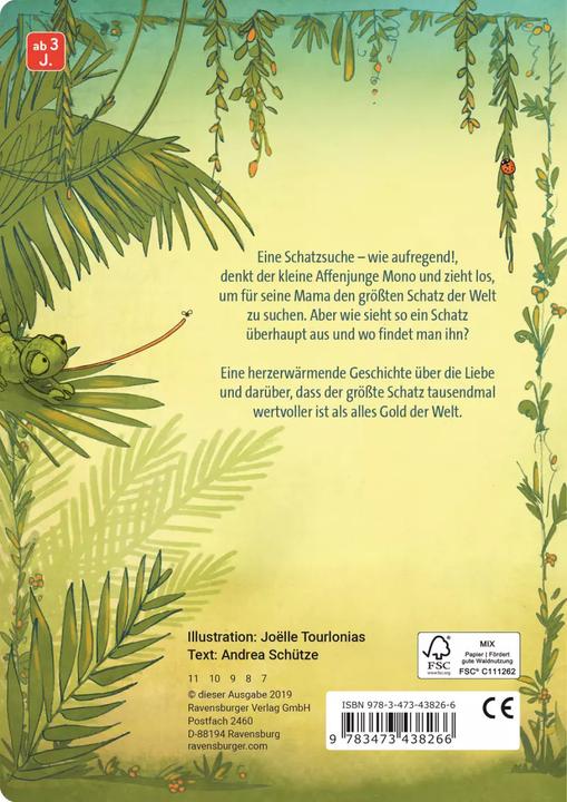 Immagine prodotto Ravensburger Der grösste Schatz der Welt (Tedesco, Andrea Sagittario, Joëlle Tourlonias, 2019)