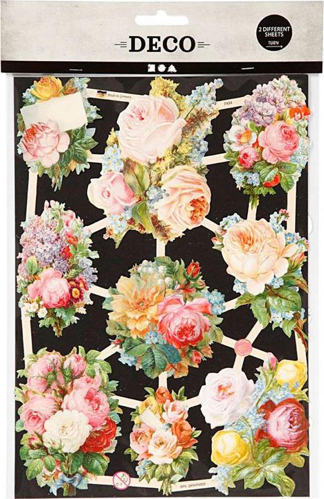 Produktbild Creativ Company Vintage-Glanzbilder "Rosen" (1 x)