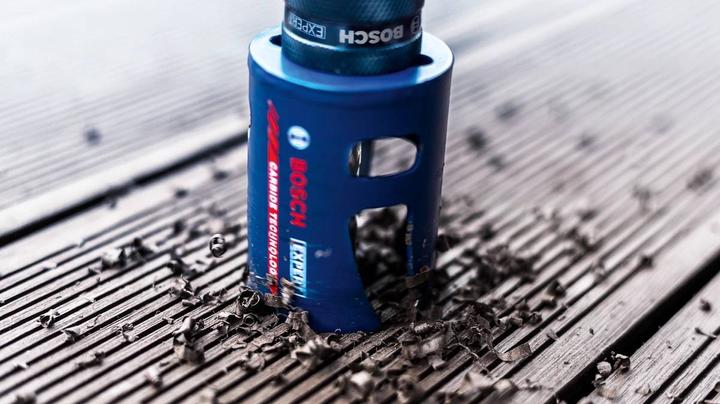 Actual product image Bosch Professional Zubehör EXPERT Construction Material hole saw set 20/25/32/38/51/64 mm, 10 pcs. (20 mm, 25 mm, 32 mm, 38 mm, 51 mm, 64 mm)