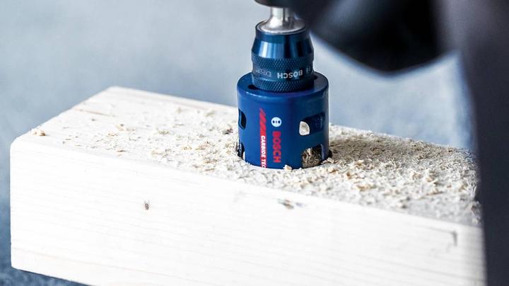 Actual product image Bosch Professional Zubehör EXPERT Construction Material hole saw set 20/25/32/38/51/64 mm, 10 pcs. (20 mm, 25 mm, 32 mm, 38 mm, 51 mm, 64 mm)