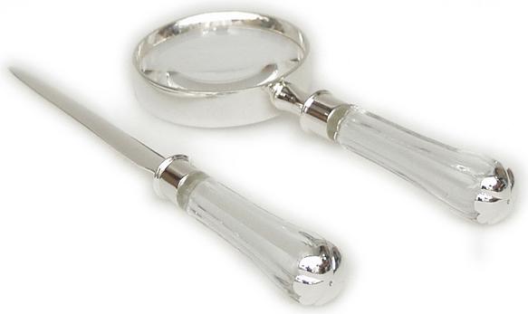 Nordisk Design Set Brieföffner und Lupe