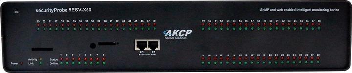 Immagine prodotto AKCP securityProbe 5ESVA, 8 porte, 60 I/O, DCW