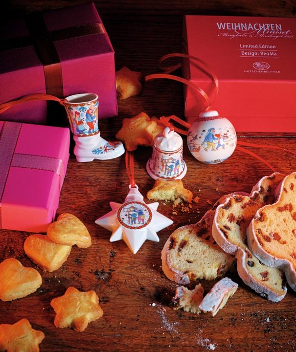 Produktbild Hutschenreuther Sammelserie 2021 Porzellanglocke Weihnachtsgaben (1 -teilig)