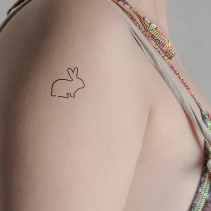 Immagine prodotto minink Tatuaggio temporaneo - Coniglio semplice