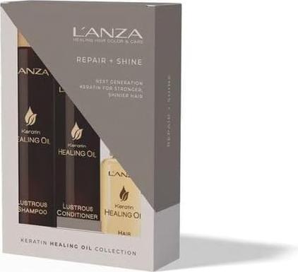 Produktbild L'Anza Lanza Keratin Healing Oil Trio Kit (Haarpflege set)