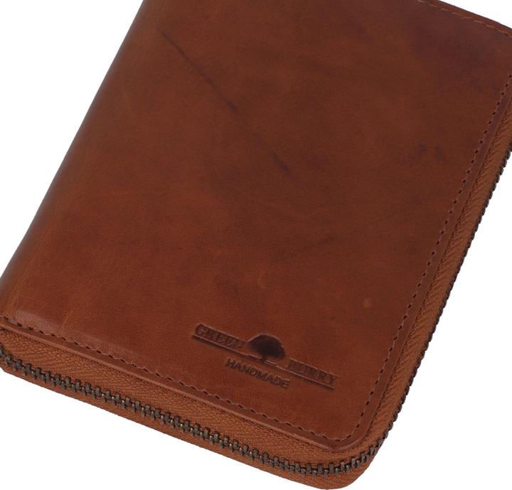 Image du produit Greenburry Newport Geldbörse RFID Schutz Leder 10 cm