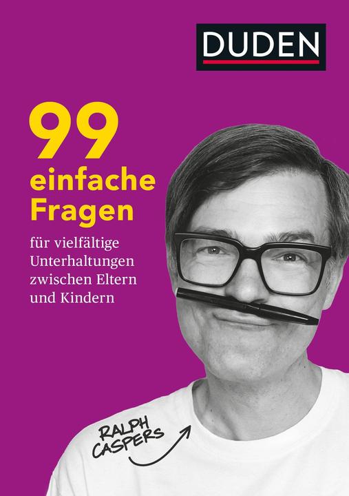 Actual product image 99 einfache Fragen für vielfältige Unterhaltungen zwischen Eltern und Kindern (German, Ralph Caspers, 2022)