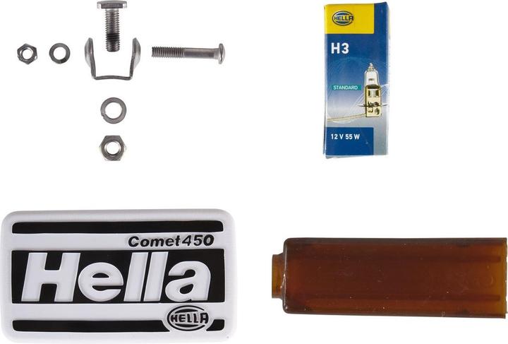 Actual product image Hella Bolt-on halogen spotlights Comet 450 for DAF