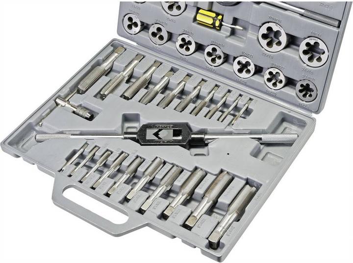 Toolcraft Schneideisen- und Gewindebohrer-Set