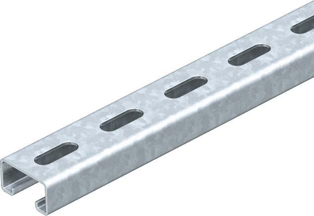 Image du produit OBO Bettermann Rail profilé perforé, largeur des fentes 22mm 1122955 (50 cm)