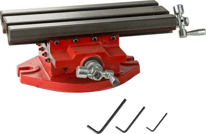 Produktbild Dema Kreuztisch Frästisch Bohrtisch Schraubstock Koordinatentisch 140x310mm