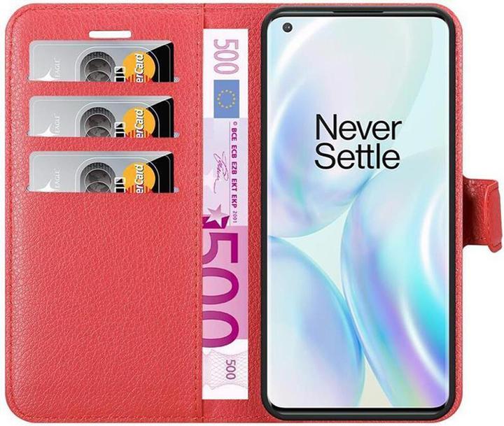 Actual product image Cadorabo Book with stand function cover (OnePlus 8 Pro)
