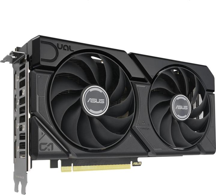 Actual product image ASUS Dual Radeon RX 7600 XT OC graphics card - 16GB GDDR6, 1x HDMI, 3x DP (16 GB)