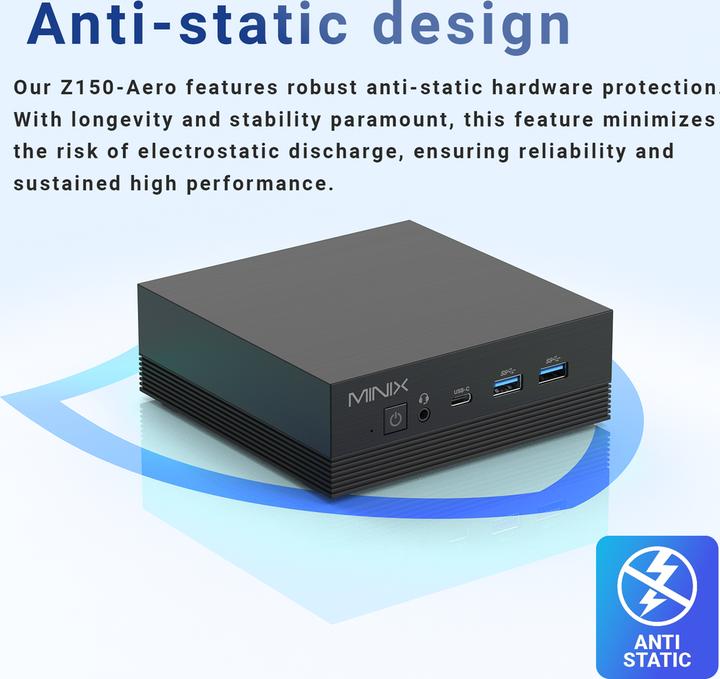 Immagine prodotto Minix NEO Z150-Aero 512 GB (Intel N150, 16.38 GB, 64 GB)