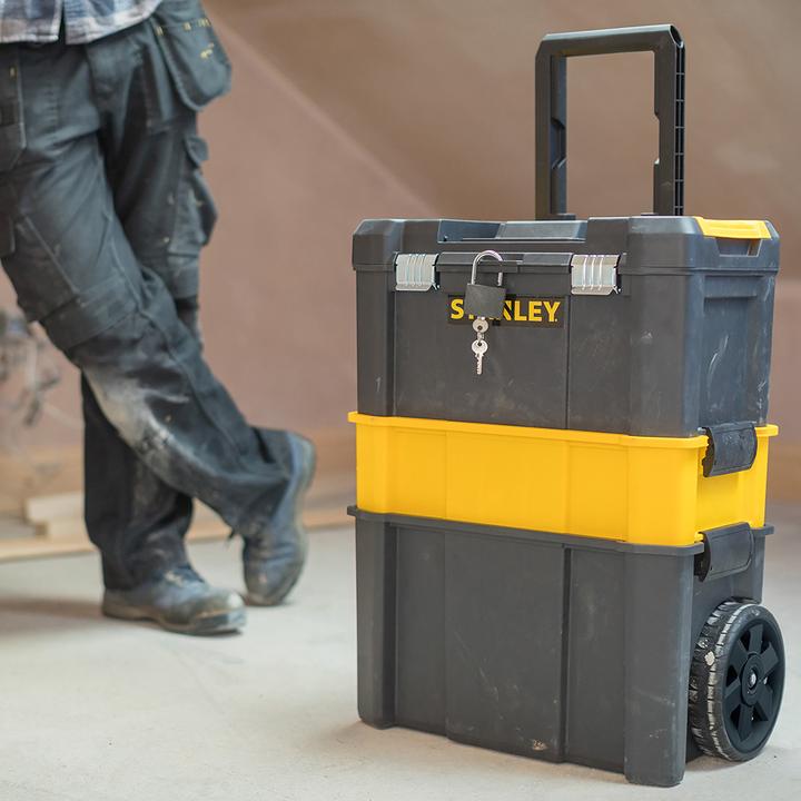 Actual product image Stanley Essential Rolling Workshop (3 pieces)