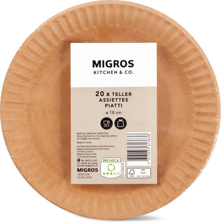 Immagine prodotto Cucina & Tavola Assiette per il pranzo, 18 cm (20 x)