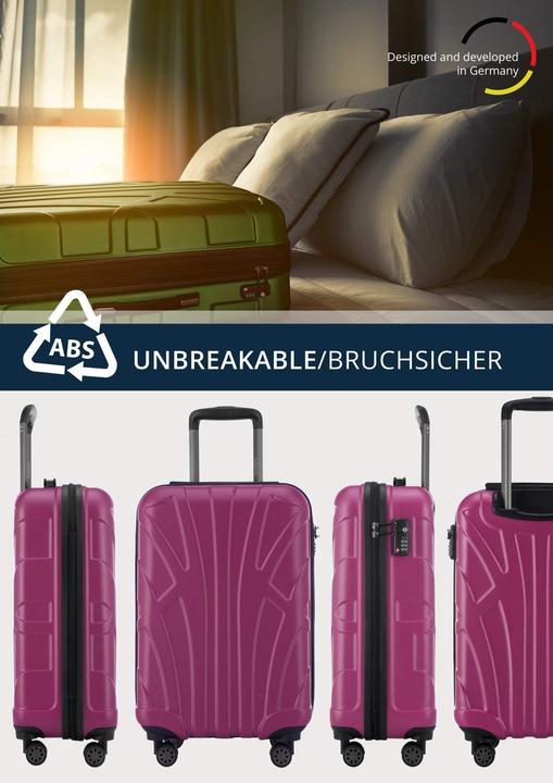 Actual product image Suitline Handgepäck Hartschalen-Koffer (34 l, Hand luggage (up to 50 litres))