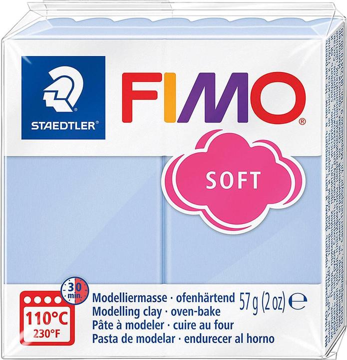 Image du produit Fimo Pâte à modeler Soft Trend bleu clair 57gr.