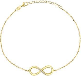 Image du produit Brilio Silver - Timeless Gold Plated Infinity Bracelet BRC48Y