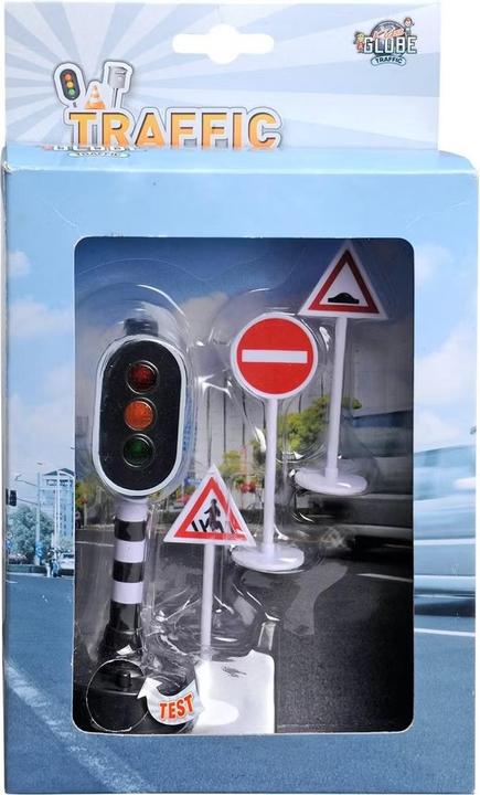 Actual product image Sombo Traffic light with 3 traffic signs -571835 incl. 1 CR2032 3V battery