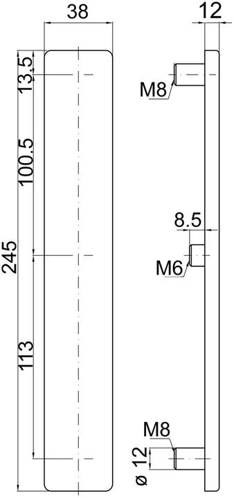 Produktbild MSL Aussentürschilder 5995 (Türschildgarnitur)