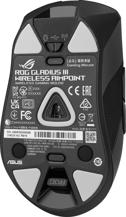 Actual product image ASUS ROG Gladius III (Cable)