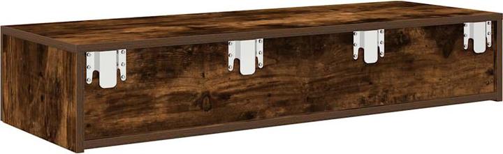 Produktbild VidaXL Wandregal mit Schubladen Räuchereiche 100x36x19cm Holzwerkstoff