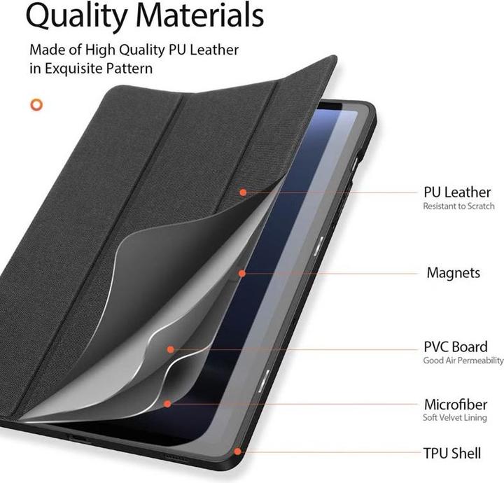 Actual product image Dux Ducis Domo Series (Galaxy Tab S9 FE, Samsung Galaxy Tab S10 FE)