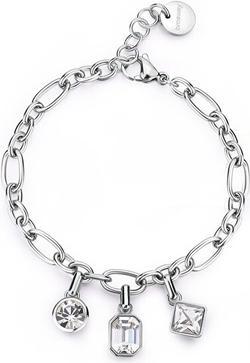 Produktbild Brosway Glittering Steel Bracelet With Pendants Symphonia Bym191