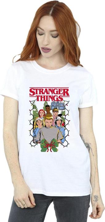 Produktbild Netflix Stranger Things Christmas Poster TShirt (XL)