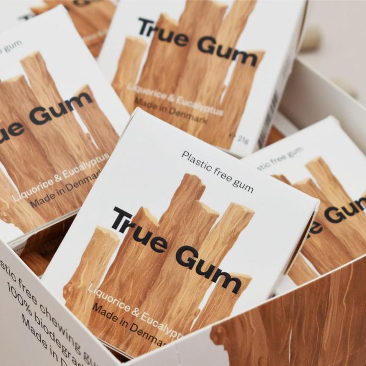 Produktbild True Gum Lakritze & Eukalyptus (1 Stk., 21 g)