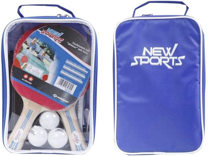Immagine prodotto New Sports Set di tennis da tavolo 2 racchette 3 palle incl. rete