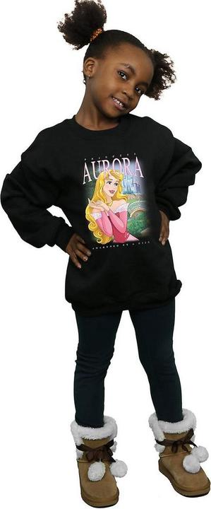 Produktbild Disney Interactive Studios Mädchen Aurora Montage Sweatshirt aus Baumwolle (116)