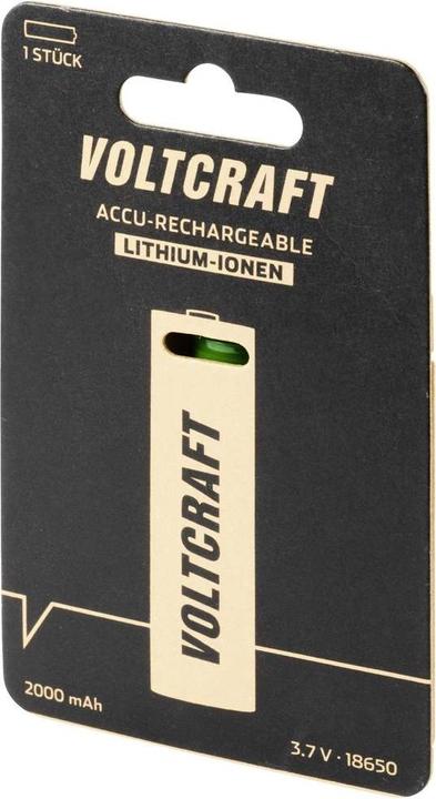 Actual product image Voltcraft Spezial-Akku 18650 (1 pcs., 18650, 2000 mAh)