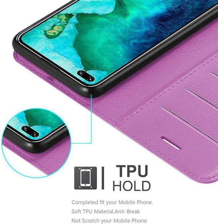 Actual product image Cadorabo Book with stand function cover (Honor View 30 Pro)