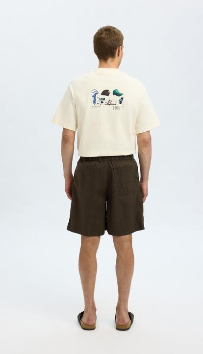 Image du produit Selected Homme Loose Fit Shorts aus Leinengemisch (M)