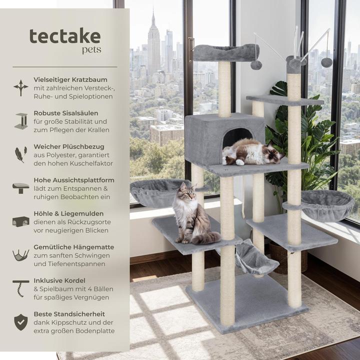 Actual product image tectake Lilou (165 cm, Grey)
