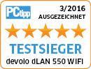 Actual product image Devolo dLAN 550 WiFi Starter Kit (500 Mbit/s)