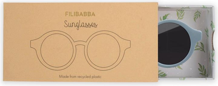 Actual product image Filibabba Kids sunglasses in recycled plastic - Pearl Blue