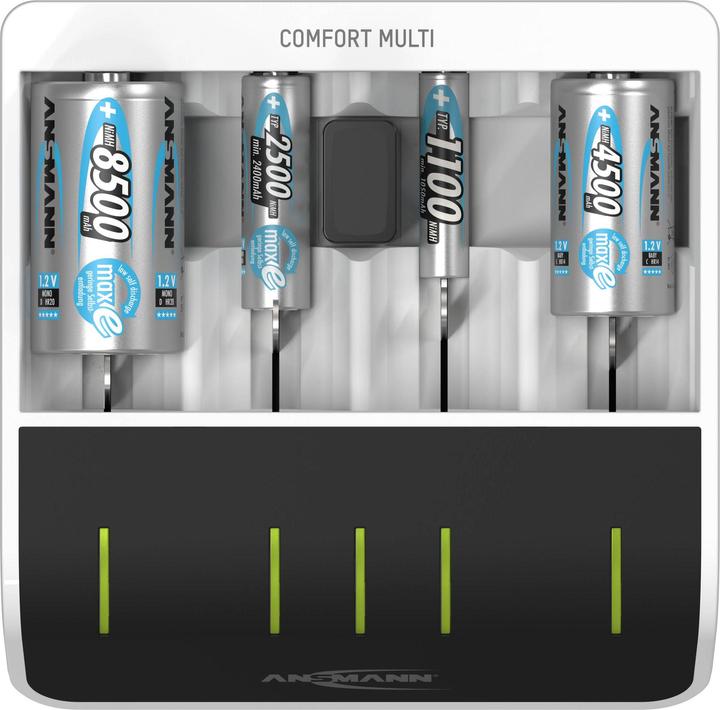 Actual product image Ansmann Comfort Multi Charger (1 pcs., AA, HR03, 800 mAh, Chargers without battery)