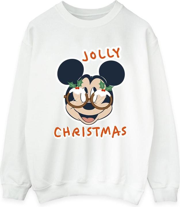 Produktbild Disney Mickey Mouse Jolly Christmas Glasses Sweatshirt (4XL)